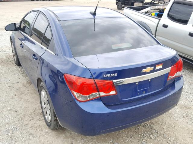 1G1PD5SH9C7403868 - 2012 CHEVROLET CRUZE LS BLUE photo 3