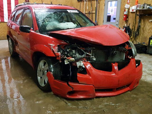 5Y2SN62L74Z465283 - 2004 PONTIAC VIBE GT RED photo 9