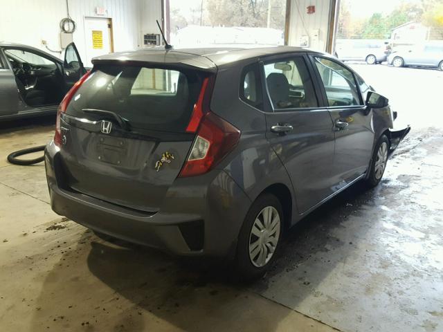 JHMGK5H52HS004149 - 2017 HONDA FIT LX GRAY photo 4