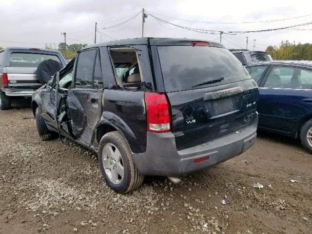 5GZCZ634X5S803154 - 2005 SATURN VUE BLACK photo 3