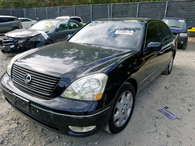 JTHBN30F830095295 - 2003 LEXUS LS 430 BLACK photo 9