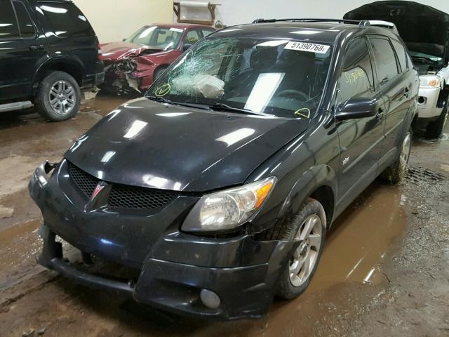 5Y2SL62823Z445961 - 2003 PONTIAC VIBE BLACK photo 2