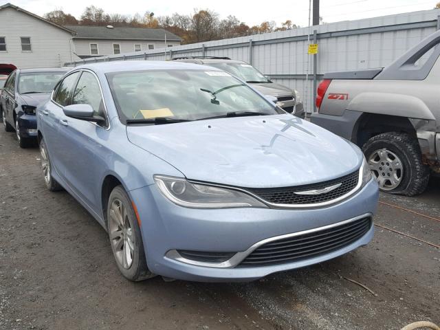 1C3CCCAB8FN721432 - 2015 CHRYSLER 200 LIMITE BLUE photo 1