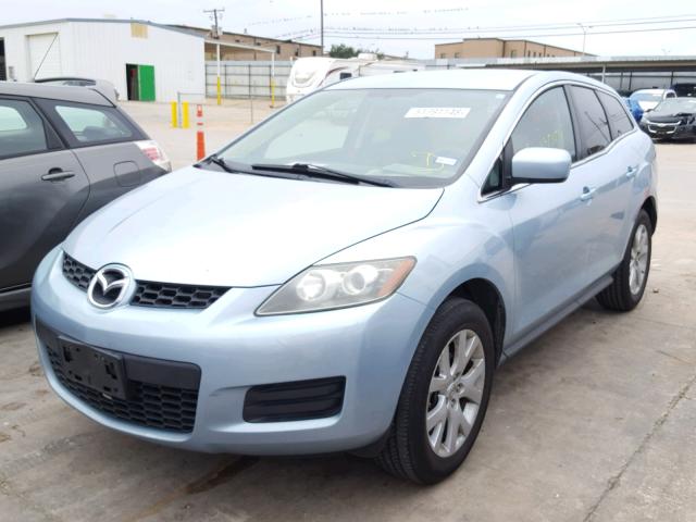 JM3ER293X70147092 - 2007 MAZDA CX-7 BLUE photo 2