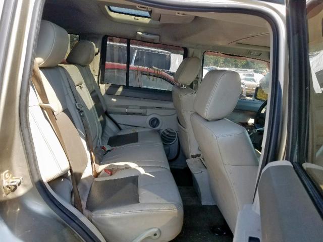 1J8HH58206C216154 - 2006 JEEP COMMANDER Bej foto 6