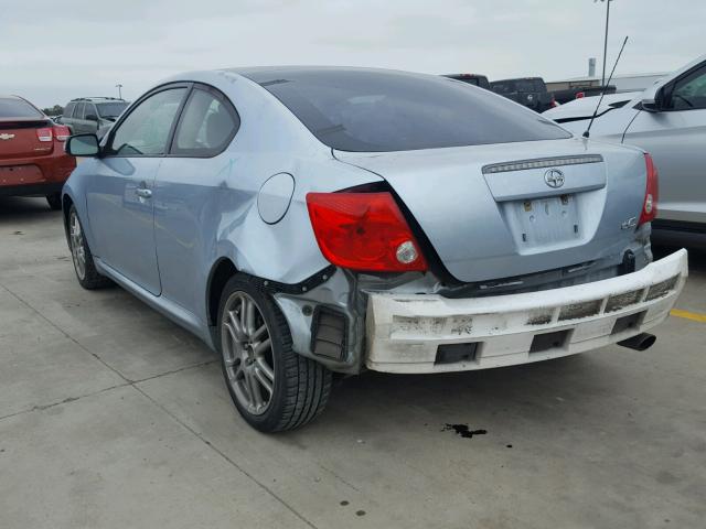 JTKDE177260126454 - 2006 TOYOTA SCION TC 蓝色 照片 3