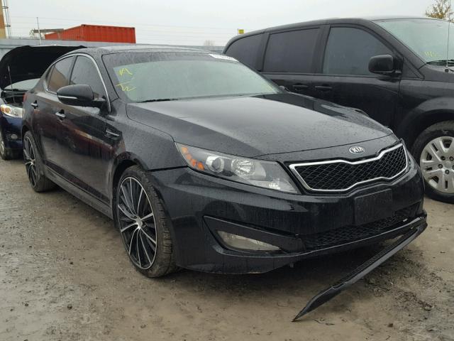 KNAGR4A67D5386467 - 2013 KIA OPTIMA SX BLACK photo 1