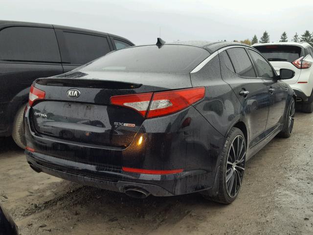 KNAGR4A67D5386467 - 2013 KIA OPTIMA SX BLACK photo 4