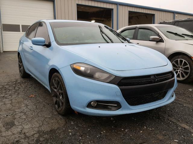 1C3CDFBH0DD209362 - 2013 DODGE DART SXT BLUE photo 1