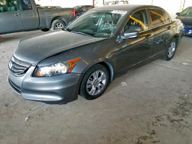 1HGCP2F6XBA143231 - 2011 HONDA ACCORD SE GRAY photo 2