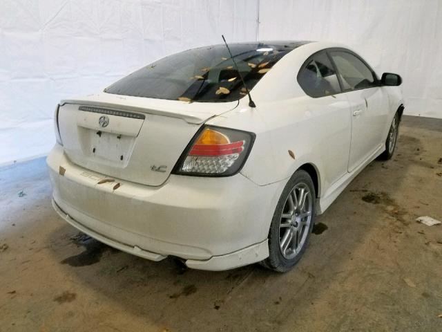 JTKDE167870201192 - 2007 TOYOTA SCION TC თეთრი ფოტო 4