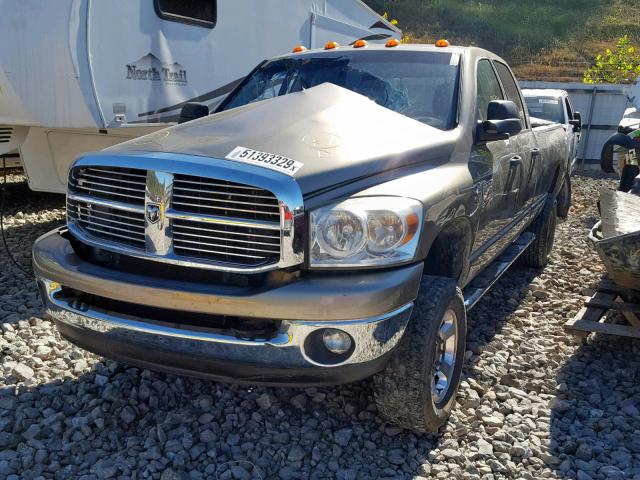 3D7MX38L79G516965 - 2009 DODGE RAM 3500 TEAL photo 2