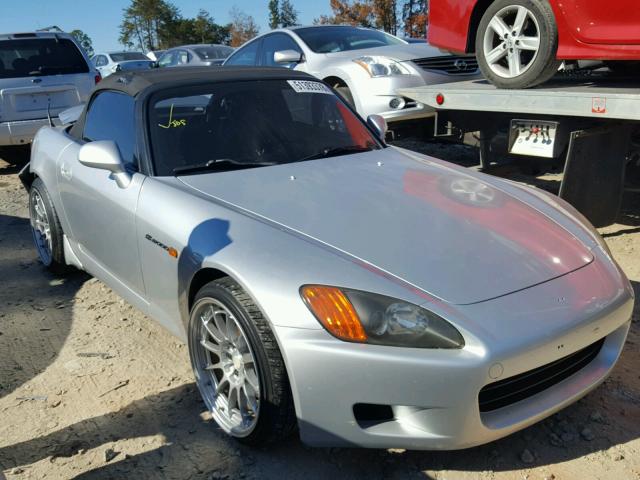 JHMAP11482T000822 - 2002 HONDA S2000 SILVER photo 1