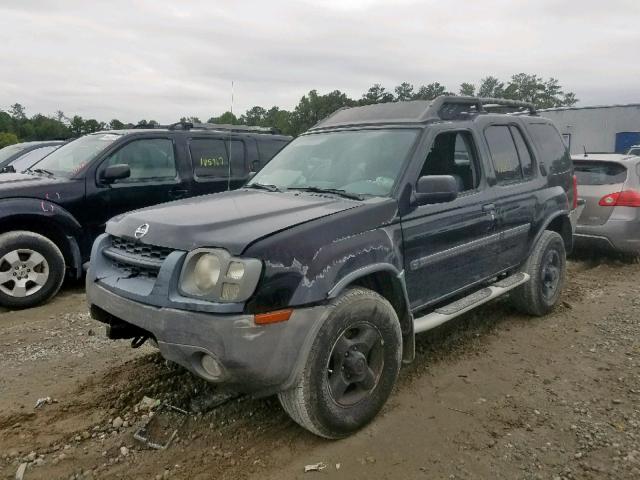 5N1ED28T82C595326 - 2002 NISSAN XTERRA XE BLACK photo 2