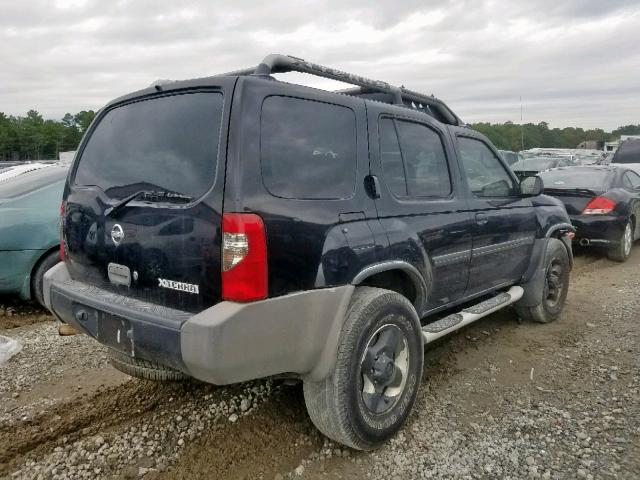 5N1ED28T82C595326 - 2002 NISSAN XTERRA XE BLACK photo 4