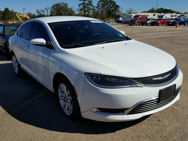 1C3CCCAB1FN579828 - 2015 CHRYSLER 200 LIMITE WHITE photo 1