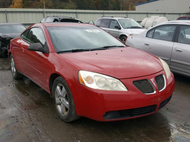 1G2ZH158364175742 - 2006 PONTIAC G6 GT RED photo 1