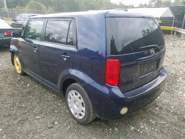JTLKE50E081018382 - 2008 TOYOTA SCION XB 蓝色 照片 3
