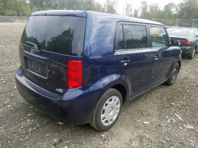 JTLKE50E081018382 - 2008 TOYOTA SCION XB 蓝色 照片 4