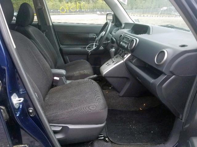 JTLKE50E081018382 - 2008 TOYOTA SCION XB 蓝色 照片 5