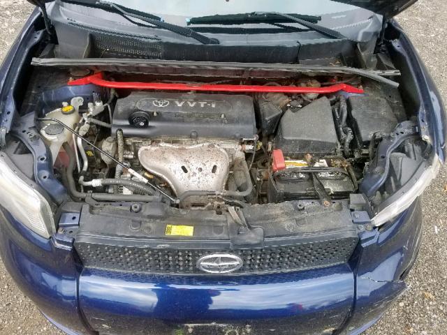 JTLKE50E081018382 - 2008 TOYOTA SCION XB 蓝色 照片 7