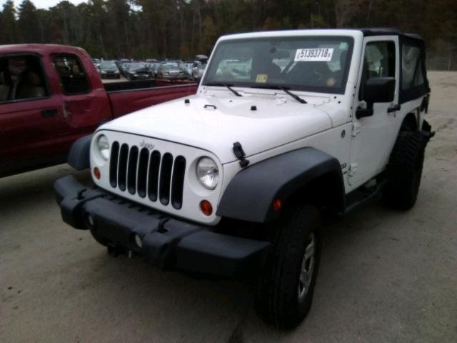 1C4AJWAG8CL135472 - 2012 JEEP WRANGLER S WHITE photo 2