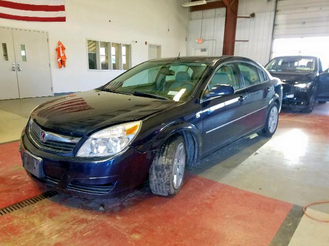 1G8ZS57N27F172970 - 2007 SATURN AURA XE BLUE photo 2