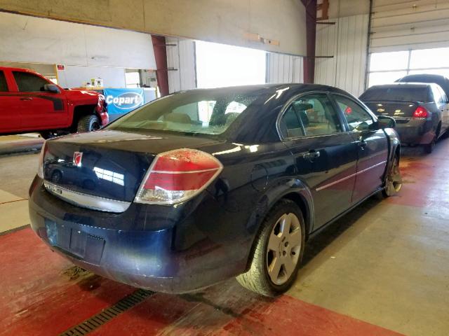 1G8ZS57N27F172970 - 2007 SATURN AURA XE BLUE photo 4