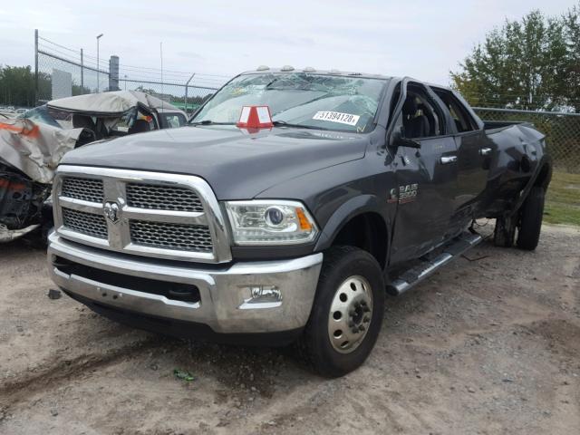 3C63RRJL0FG605907 - 2015 RAM 3500 LARAM GRAY photo 2