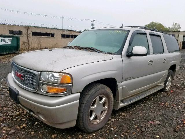 1GKFK66UX5J246285 - 2005 GMC YUKON XL D GRAY photo 2