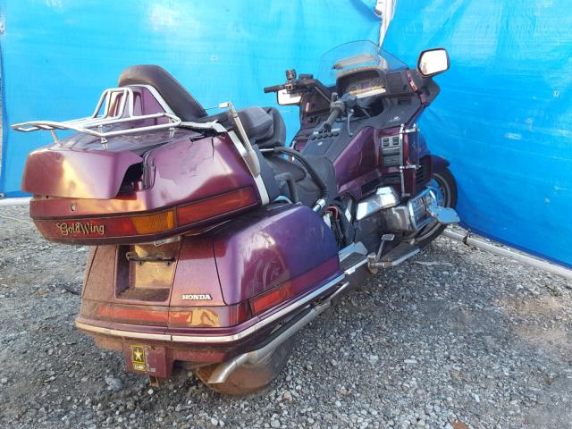 1HFSC2202KA108194 - 1989 HONDA GL1500 BURGUNDY photo 4