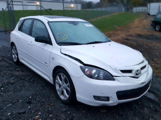 JM1BK344181857516 - 2008 MAZDA 3 HATCHBAC WHITE photo 1