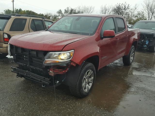 1GCGTDEN1J1174494 - 2018 CHEVROLET COLORADO Z BURGUNDY photo 2