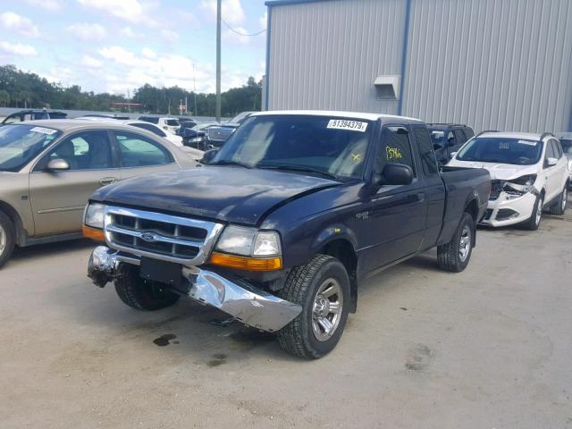 1FTYR14VXYTA22280 - 2000 FORD RANGER SUP BLUE photo 2