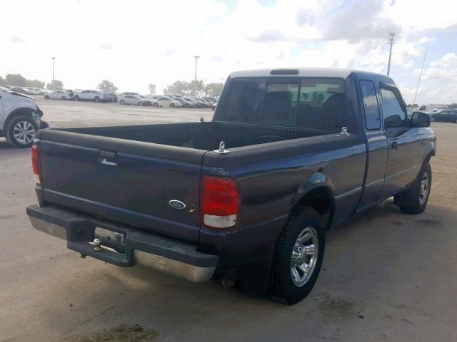 1FTYR14VXYTA22280 - 2000 FORD RANGER SUP BLUE photo 4