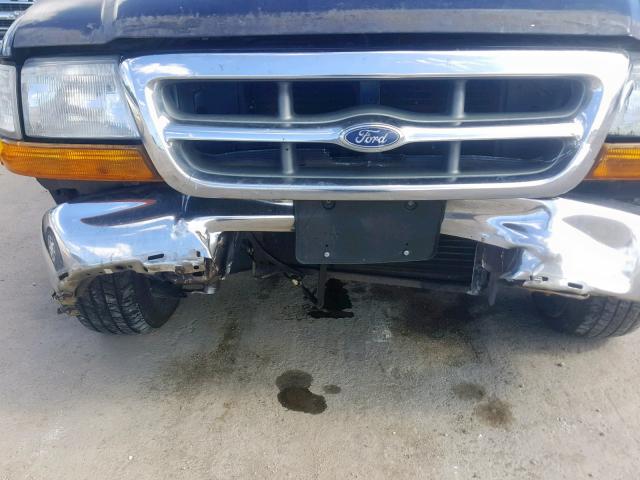 1FTYR14VXYTA22280 - 2000 FORD RANGER SUP BLUE photo 9