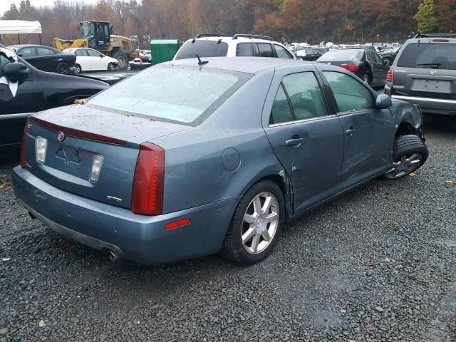 1G6DW677060148540 - 2006 CADILLAC STS BLUE photo 4