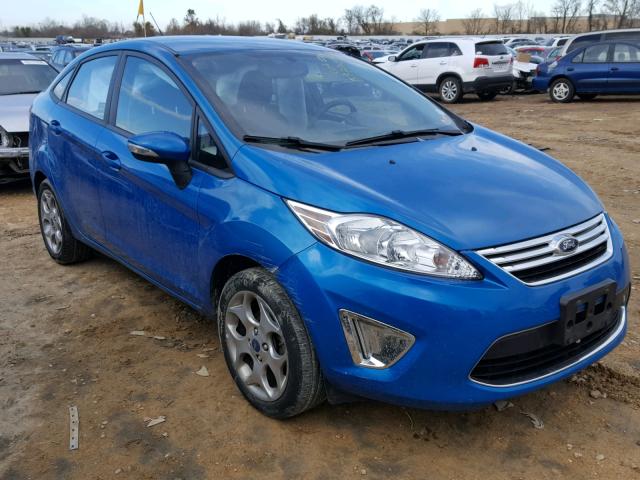 3FADP4CJ4CM187307 - 2012 FORD FIESTA SEL BLUE photo 1