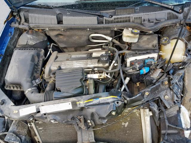 1G8AJ52F95Z129108 - 2005 SATURN ION LEVEL BLUE photo 7