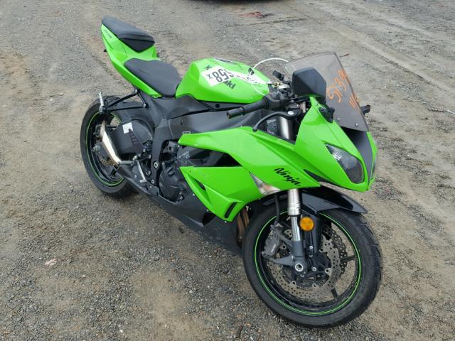 JKAZX4R109A003830 - 2009 KAWASAKI ZX600 R GREEN photo 1