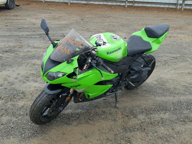 JKAZX4R109A003830 - 2009 KAWASAKI ZX600 R GREEN photo 2