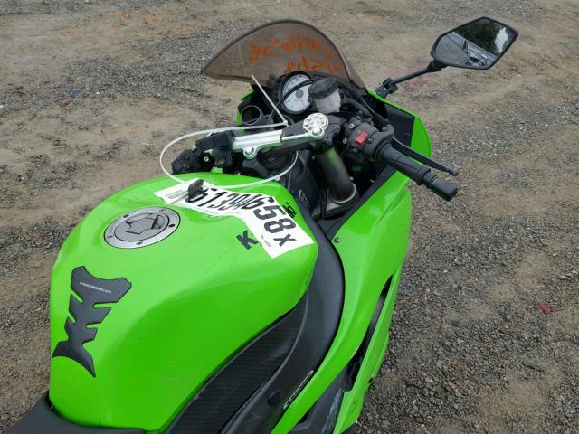 JKAZX4R109A003830 - 2009 KAWASAKI ZX600 R GREEN photo 5