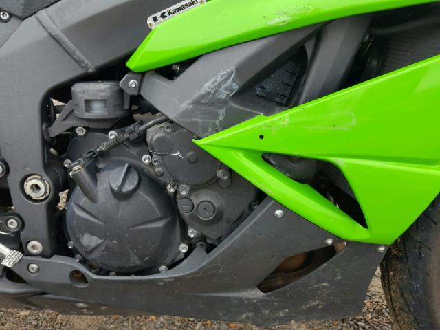 JKAZX4R109A003830 - 2009 KAWASAKI ZX600 R GREEN photo 7