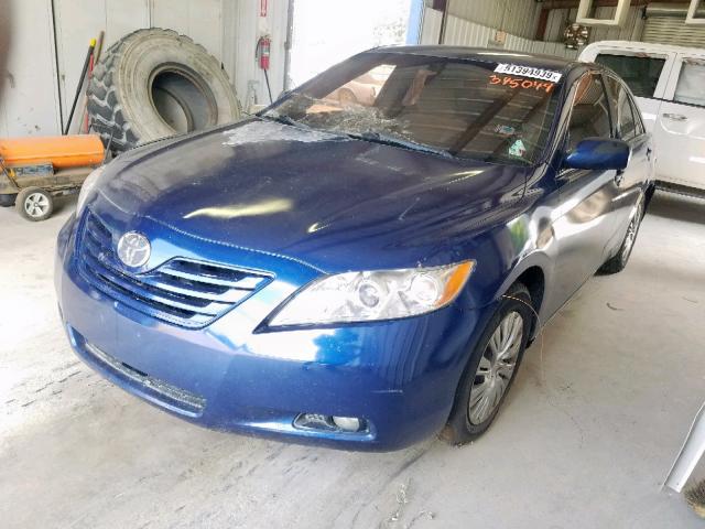 4T1BE46K59U345049 - 2009 TOYOTA CAMRY BASE BLUE photo 2