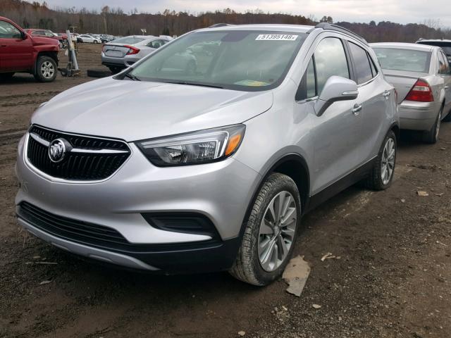 KL4CJASB9HB049660 - 2017 BUICK ENCORE PRE SILVER photo 2