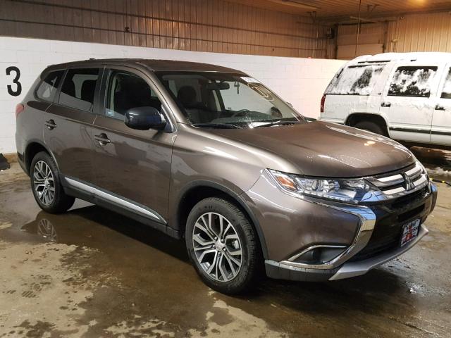 JA4AZ3A38JZ034375 - 2018 MITSUBISHI OUTLANDER GRAY photo 1