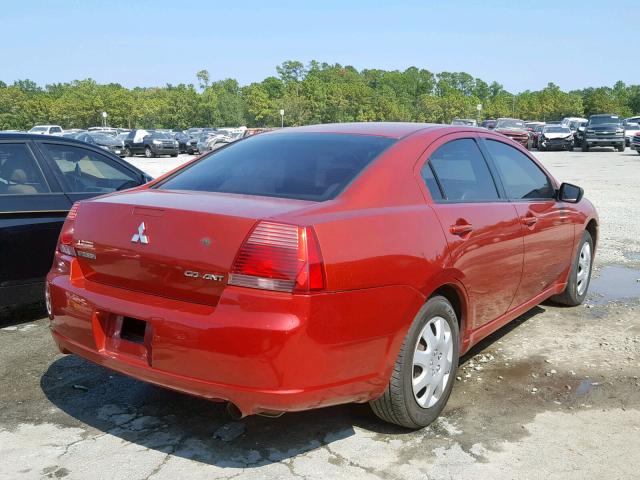 4A3AB36F98E028466 - 2008 MITSUBISHI GALANT ES RED photo 4