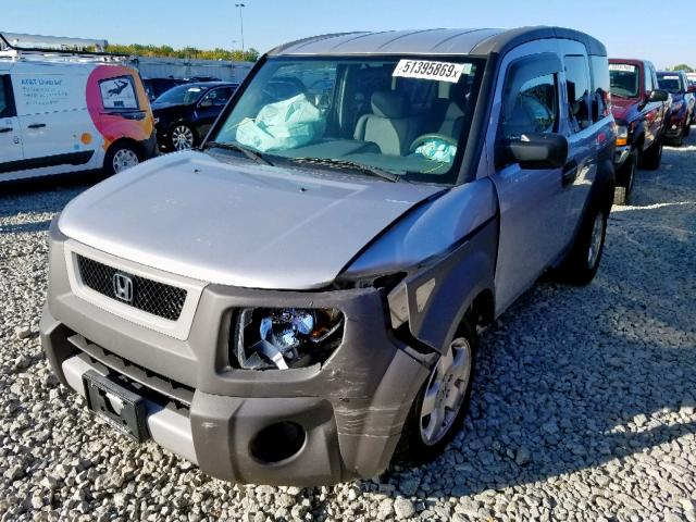 5J6YH285X3L045192 - 2003 HONDA ELEMENT EX SILVER photo 2