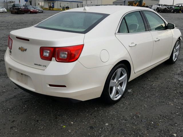 1G11J5SX8EF249314 - 2014 CHEVROLET MALIBU LTZ WHITE photo 4