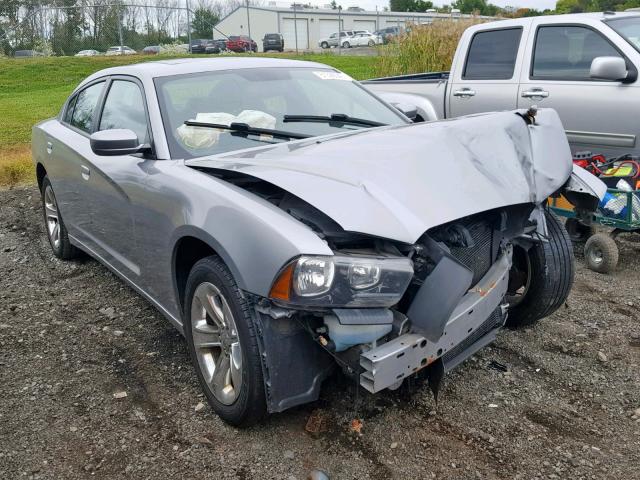 2B3CL3CG3BH520515 - 2011 DODGE CHARGER SILVER photo 1